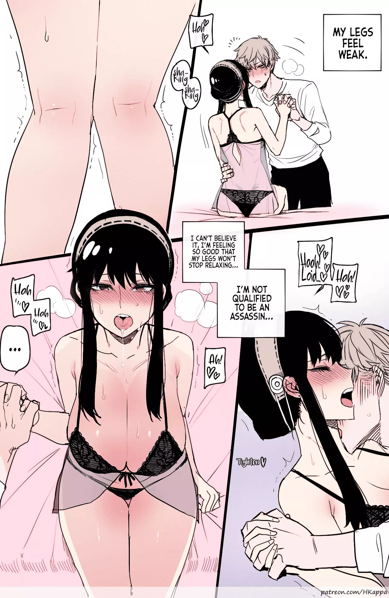 Spy x family hentai comic - Yor and loid having sex for the first time